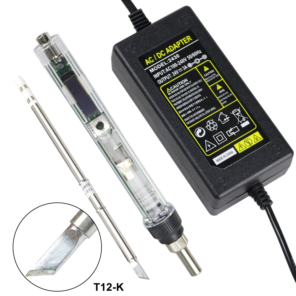 T12 Soldering Station Oled - T12 Điện Mỏ Hàn Bộ DC