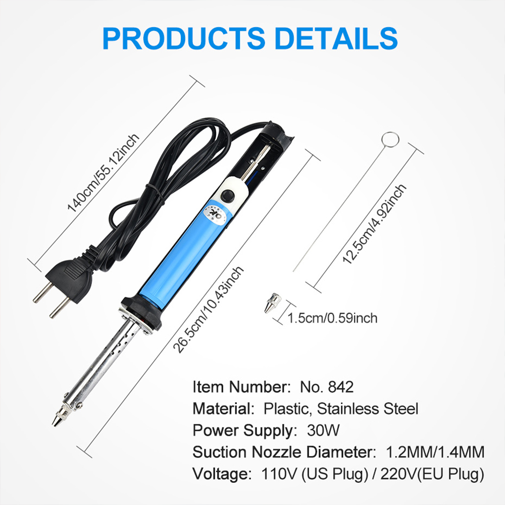 AC 110V/220V Điện Tín Hút Hút  - đánh giá và giá Desoldering Pump Electric Vacuum Station