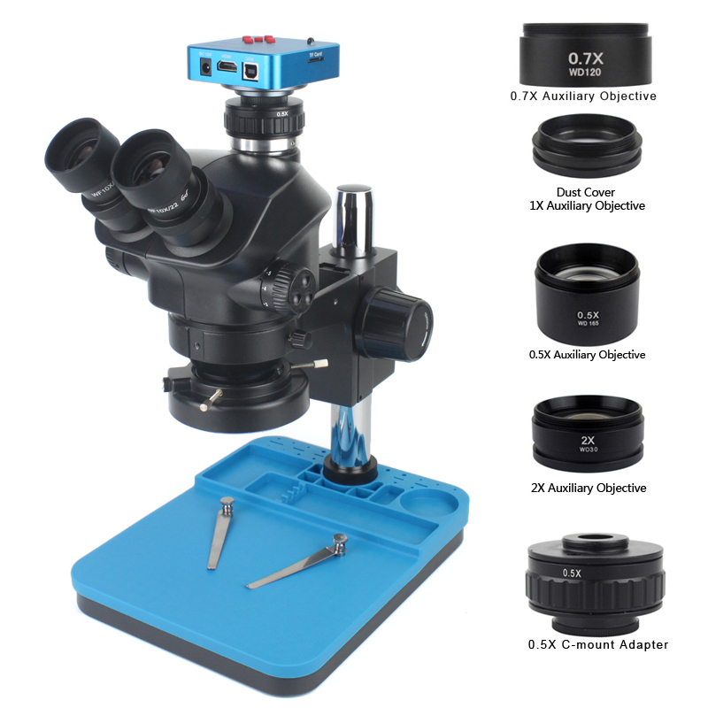 1080P 48MP 2K 4K HDMI USB VGA  - đánh giá và giá Simul-Focal Industrial Microscope 4K Hdmi