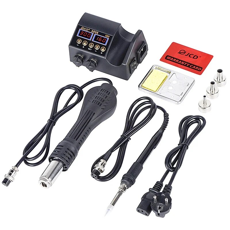 JCD 2 in 1 750W Soldering Stat - đánh giá và giá 2 In 1 Soldering Rework Station 750W
