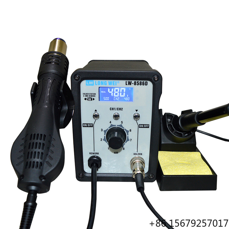 LW-8586D 2 in 1 750W Hot Air G - đánh giá và giá 2 In 1 Soldering Rework Station 750W