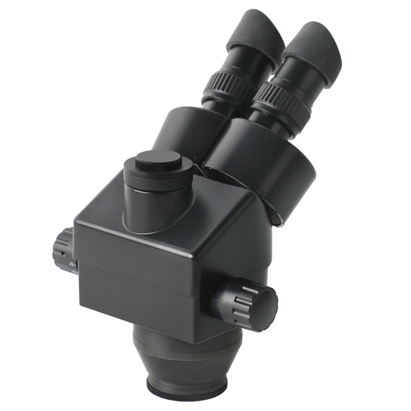 Simul Tiêu Cự Zoom 3.5X - 90X  - đánh giá và giá Trinocular Stereo Microscope 7X-45X