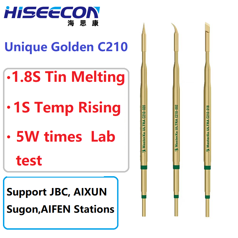 2PCS Golden C210 Soldering Iro - đánh giá và giá C210 Precision Soldering Station