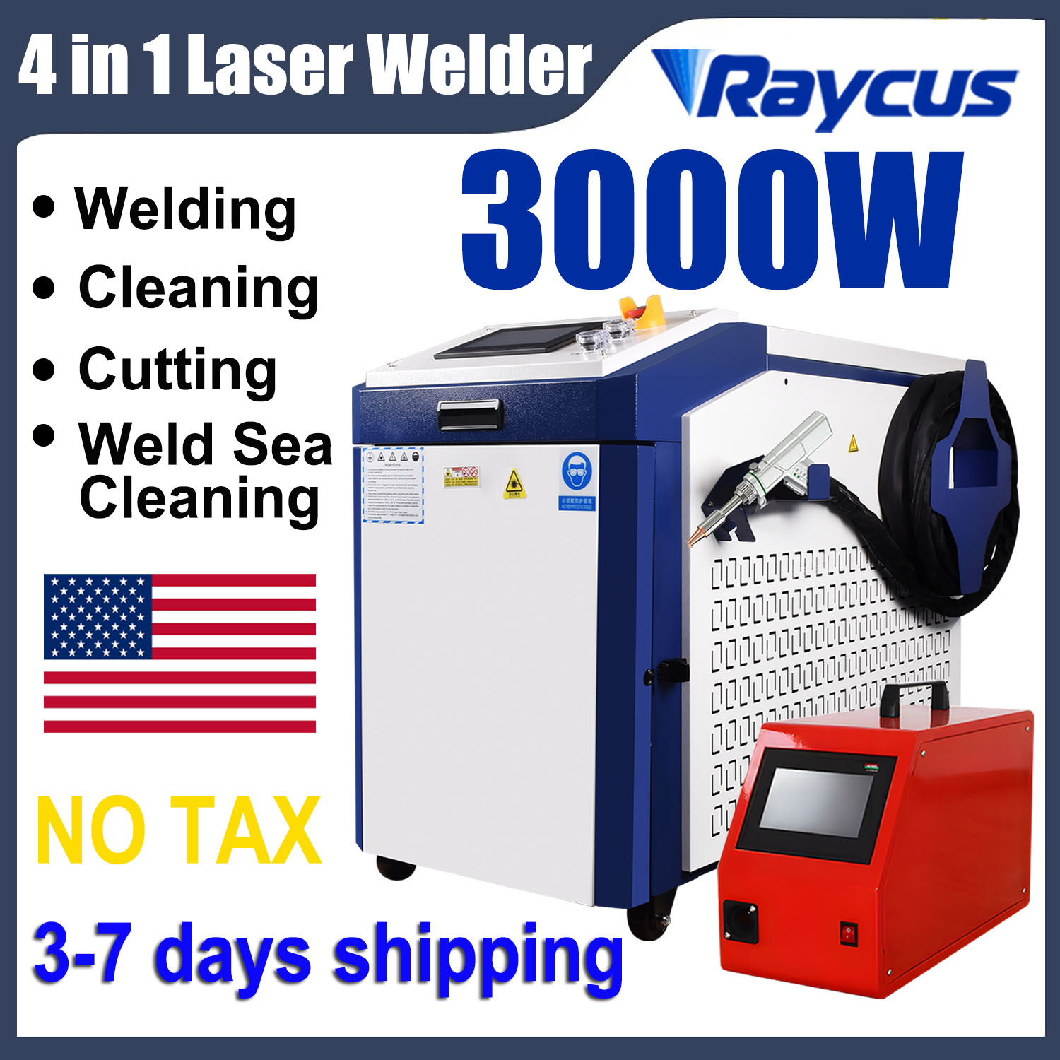 Raycus 3000W Handheld 4-in-1 F - đánh giá và giá Laser Soldering Machine Handheld