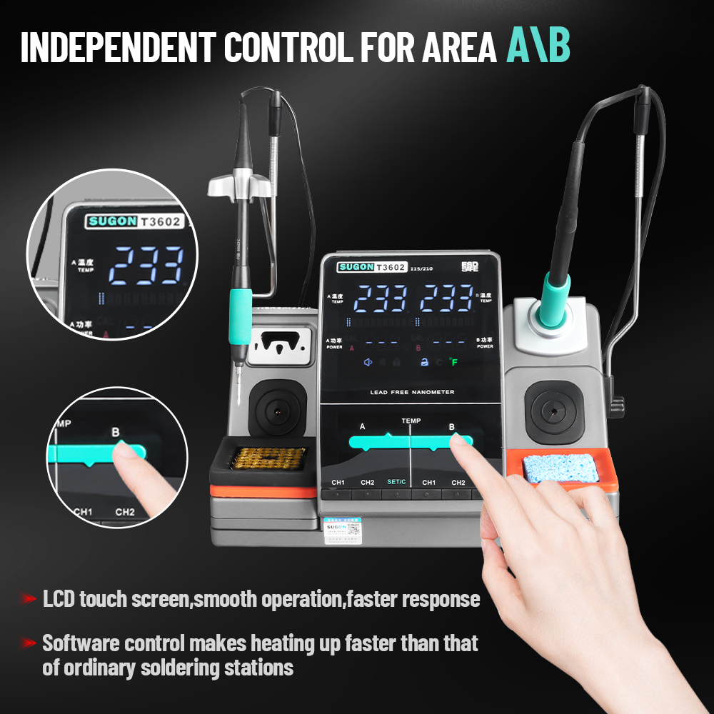 2 in 1 Soldering Station LCD D - đánh giá và giá Infrared Bga Rework Station