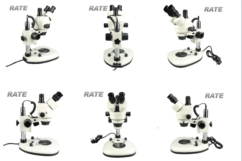 Factory 7x-45x Optical Industr - đánh giá và giá Trinocular Stereo Microscope 7X-45X