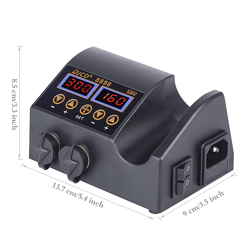 JCD 8898‑16 750W 2‑in‑1 LCD Di - đánh giá và giá 2 In 1 Soldering Rework Station 750W