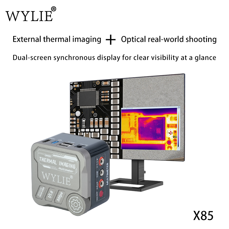 WYLIE X85 4K Industrial Micros - đánh giá và giá Thermal Imaging Camera Pcb Repair