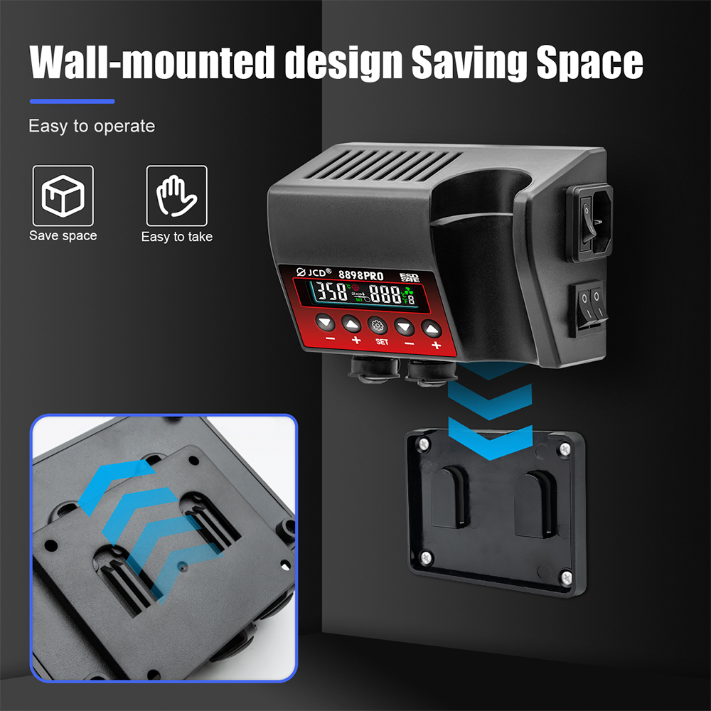 JCD 8898Pro 2 in 1 Soldering S - đánh giá và giá 2 In 1 Soldering Rework Station 750W