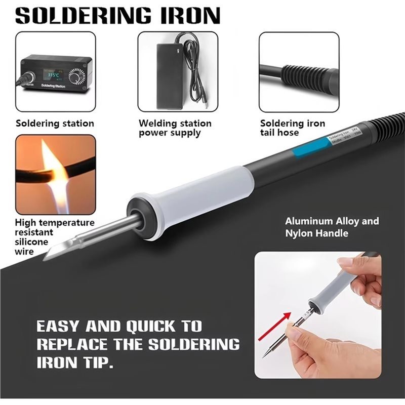 B03C-T12 Digital Soldering Sta - đánh giá và giá T12 Soldering Station Oled