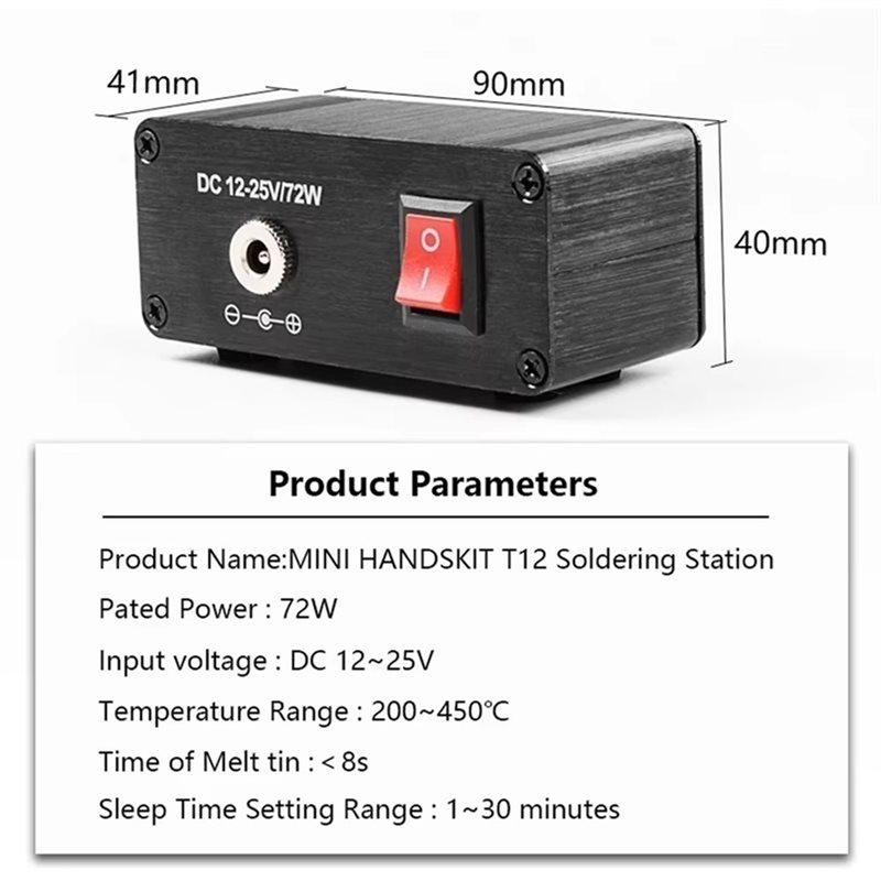 B03C-T12 Digital Soldering Sta - đánh giá và giá T12 Soldering Station Oled